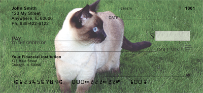 Siamese Cats Personal Checks