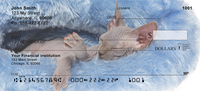 Hairless Sphynx Kittens Personal Checks