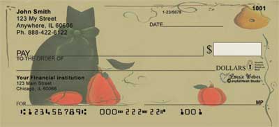 Halloween Mischief Personal Checks