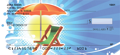 Beach Fun Personal Checks - Beach Fun Checks